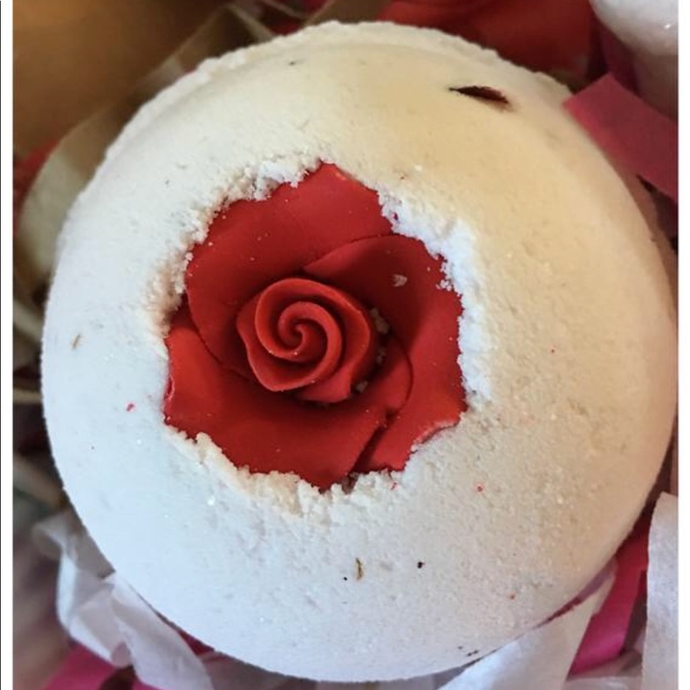Organic Cinnamon or Lavender Rose XLarge Bath Bomb